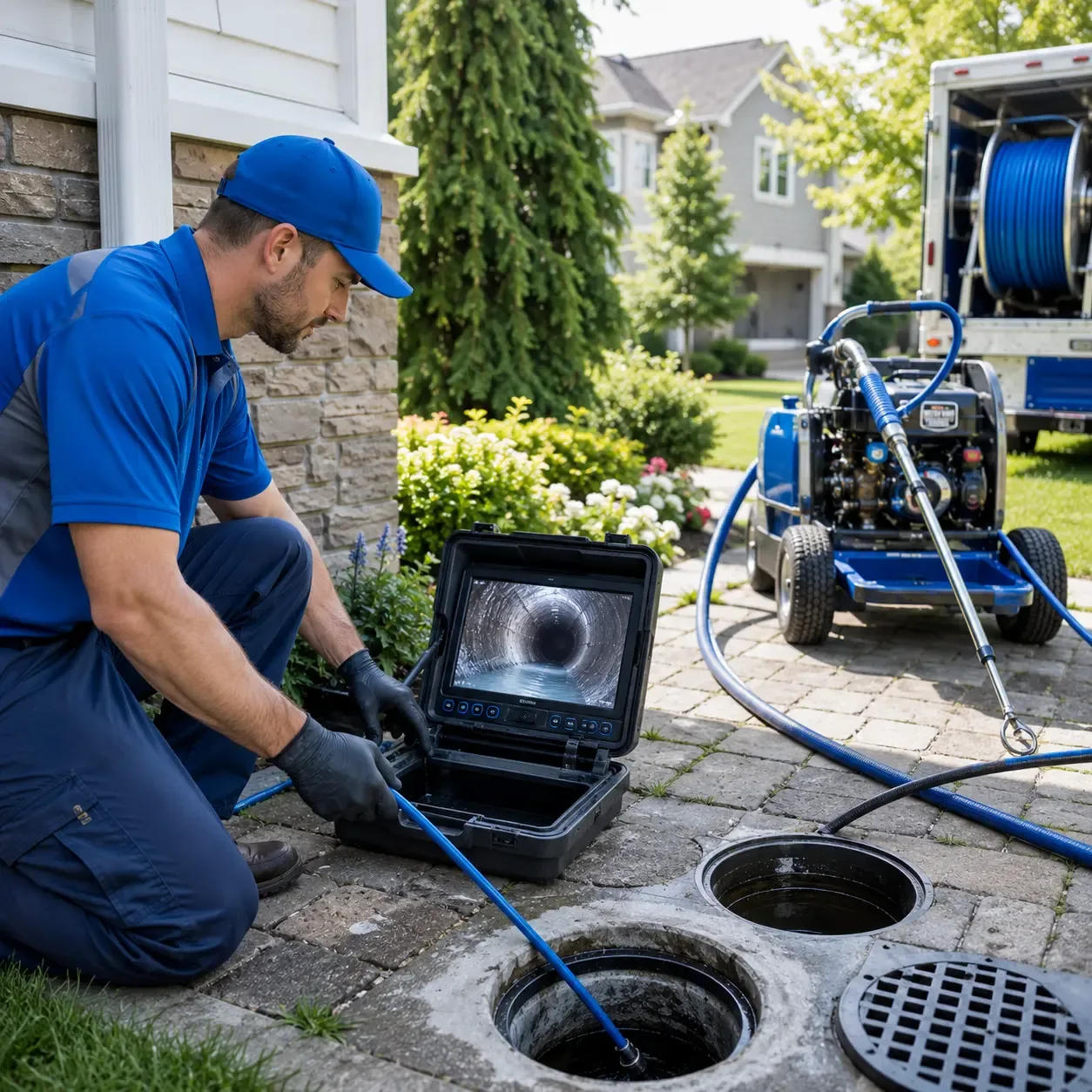 Outdoor drain cleaning professionals serving Southport, ME